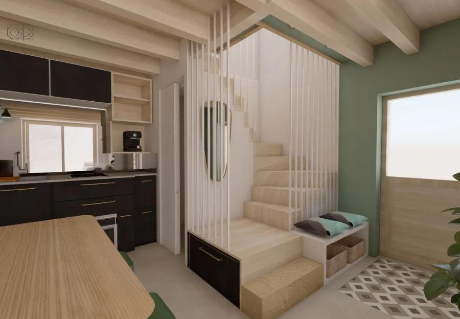 Projet Nature — Escalier et rangements